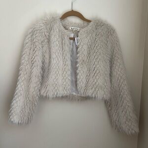 Faux fur jacket